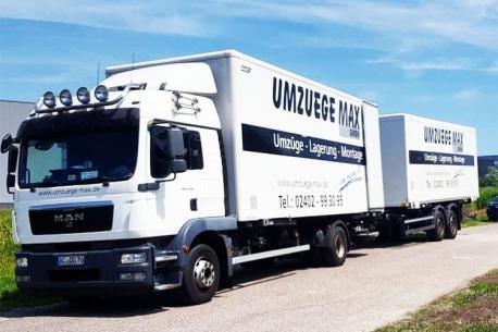 LKW für Neumöbellogistik